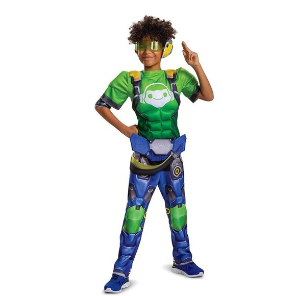 Disguise Lucio Overwatch Muscle Costume, S NWT - Picture 1 of 3